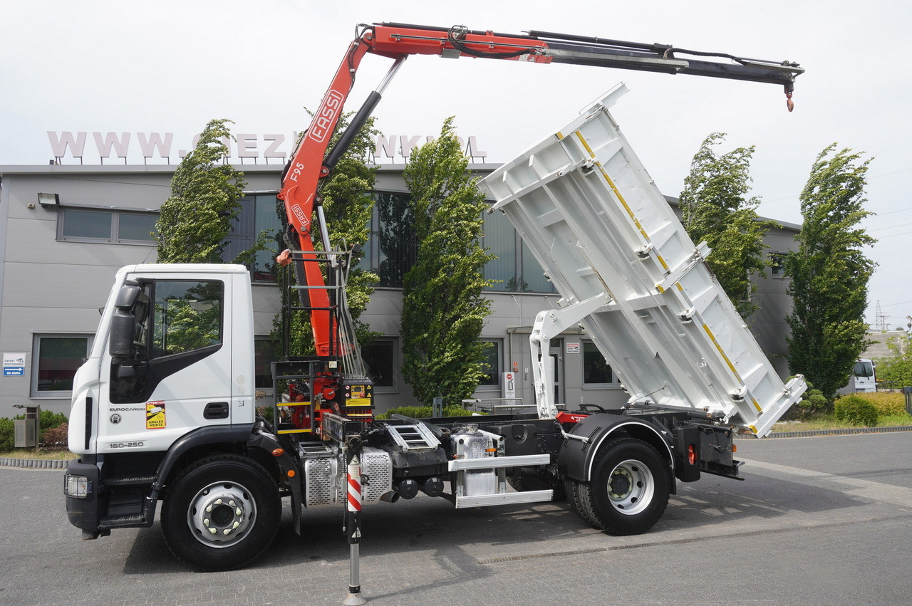 IVECO Eurocargo 160-250 / Fassi F95 crane / 120 tho. km / 3-sided tipper - 덤프트럭, 크레인 트럭 : 사진 4 IVECO Eurocargo 160-250 / Fassi F95 crane / 120 tho. km / 3-sided tipper - 덤프트럭, 크레인 트럭 : 사진 4