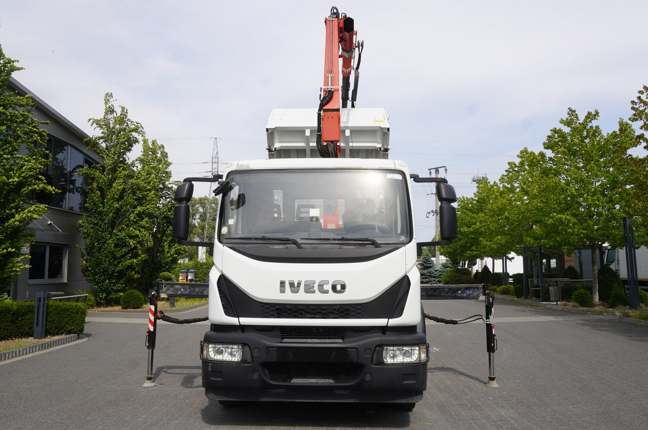 덤프트럭, 크레인 트럭 IVECO Eurocargo 160-250 / Fassi F95 crane / 120 tho. km / 3-sided tipper : 사진 13