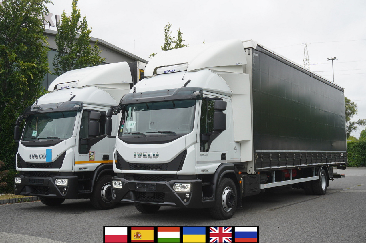 IVECO Eurocargo ML 160E28 E6 Glob / Curtainsider 21 EPAL / 2023 / 2 identical units - 덤프트럭 : 사진 1 IVECO Eurocargo ML 160E28 E6 Glob / Curtainsider 21 EPAL / 2023 / 2 identical units - 덤프트럭 : 사진 1