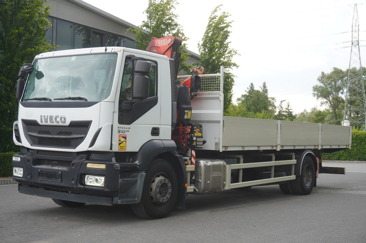 IVECO STRALIS 19.310 E6 / Flatbed 19 EPAL / FASSI F135 / 225 MTH! / 5.7 T - 드롭사이드/ 플랫베드 트럭, 크레인 트럭 : 사진 3 IVECO STRALIS 19.310 E6 / Flatbed 19 EPAL / FASSI F135 / 225 MTH! / 5.7 T - 드롭사이드/ 플랫베드 트럭, 크레인 트럭 : 사진 3