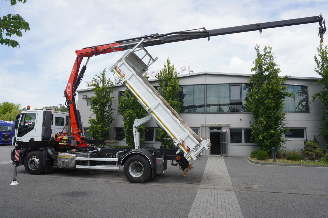 IVECO STRALIS 330 E6 / FASSI 195A 8.5 T / 3-side tipper - 덤프트럭, 크레인 트럭 : 사진 4 IVECO STRALIS 330 E6 / FASSI 195A 8.5 T / 3-side tipper - 덤프트럭, 크레인 트럭 : 사진 4