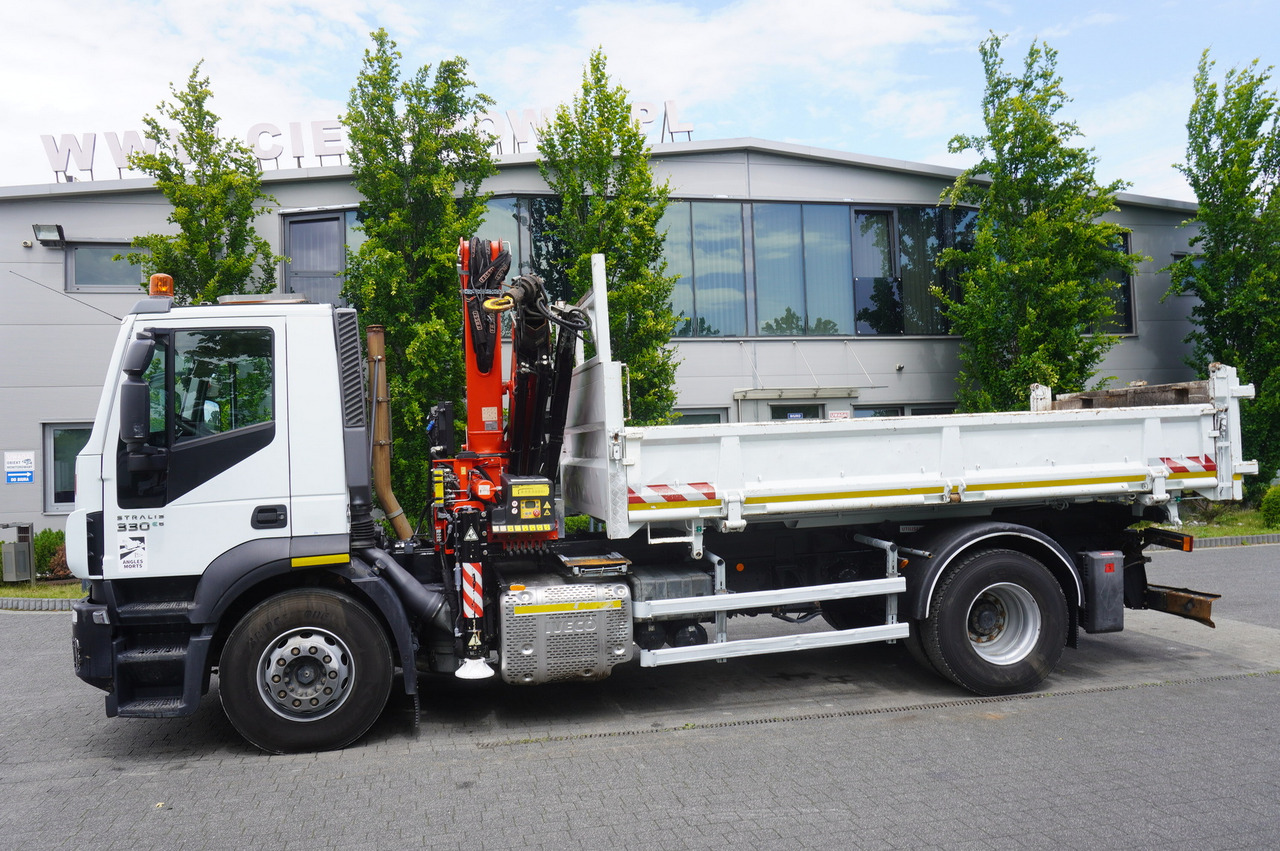 IVECO STRALIS 330 E6 / FASSI 195A 8.5 T / 3-side tipper - 덤프트럭, 크레인 트럭 : 사진 3 IVECO STRALIS 330 E6 / FASSI 195A 8.5 T / 3-side tipper - 덤프트럭, 크레인 트럭 : 사진 3