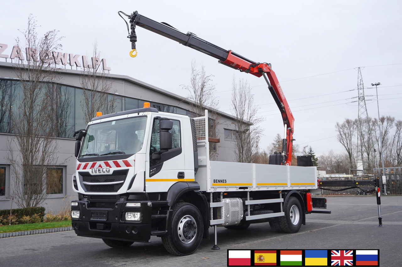 IVECO Stralis X-Way 310 4x2 E6 / Fassi F155 crane / 670 MTH / Remote control / Rotator / 130 tho. km - 드롭사이드/ 플랫베드 트럭, 크레인 트럭 : 사진 1 IVECO Stralis X-Way 310 4x2 E6 / Fassi F155 crane / 670 MTH / Remote control / Rotator / 130 tho. km - 드롭사이드/ 플랫베드 트럭, 크레인 트럭 : 사진 1