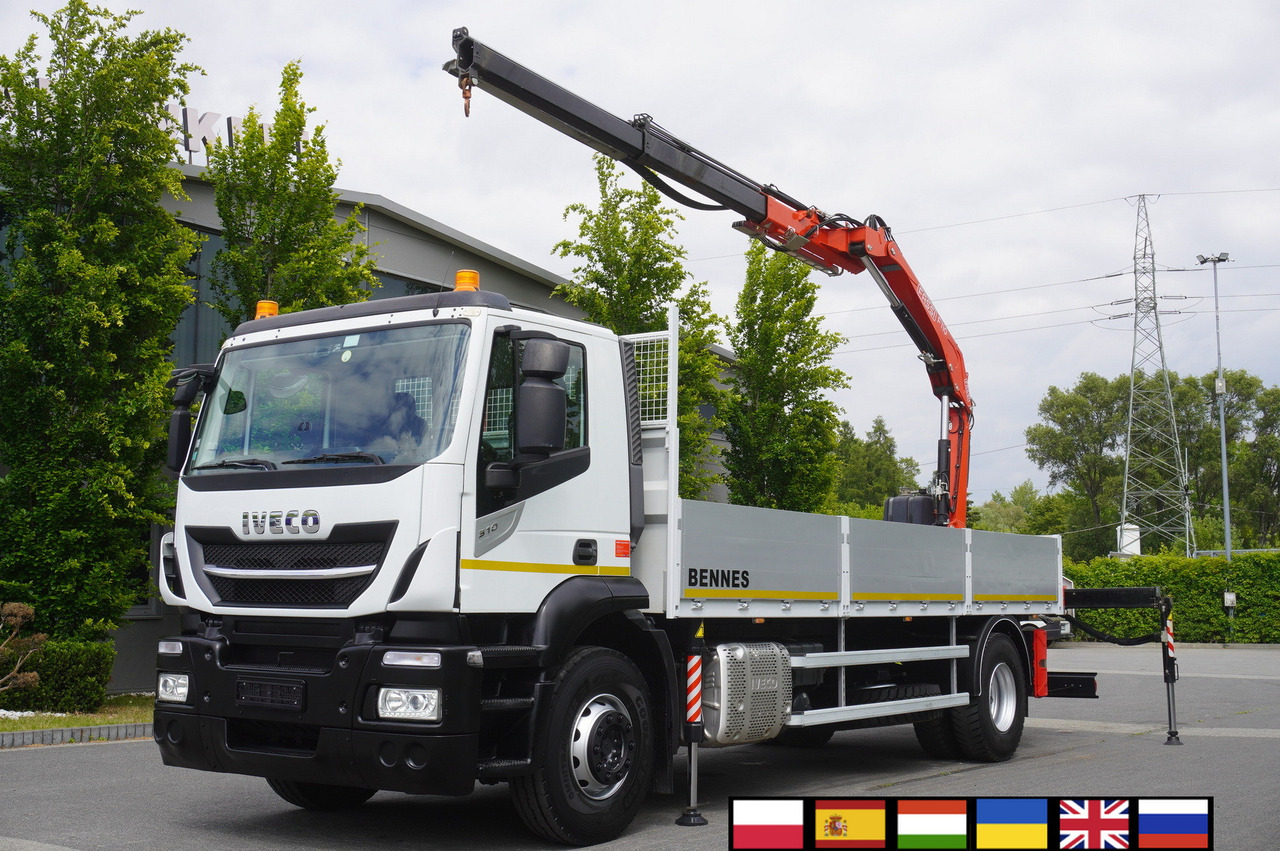 Iveco Stralis 310 / 34 tho km !!! / FASSI 4 Tons 400 MTH! / Flatbed - 크레인 트럭, 크레인 트럭 : 사진 1 Iveco Stralis 310 / 34 tho km !!! / FASSI 4 Tons 400 MTH! / Flatbed - 크레인 트럭, 크레인 트럭 : 사진 1