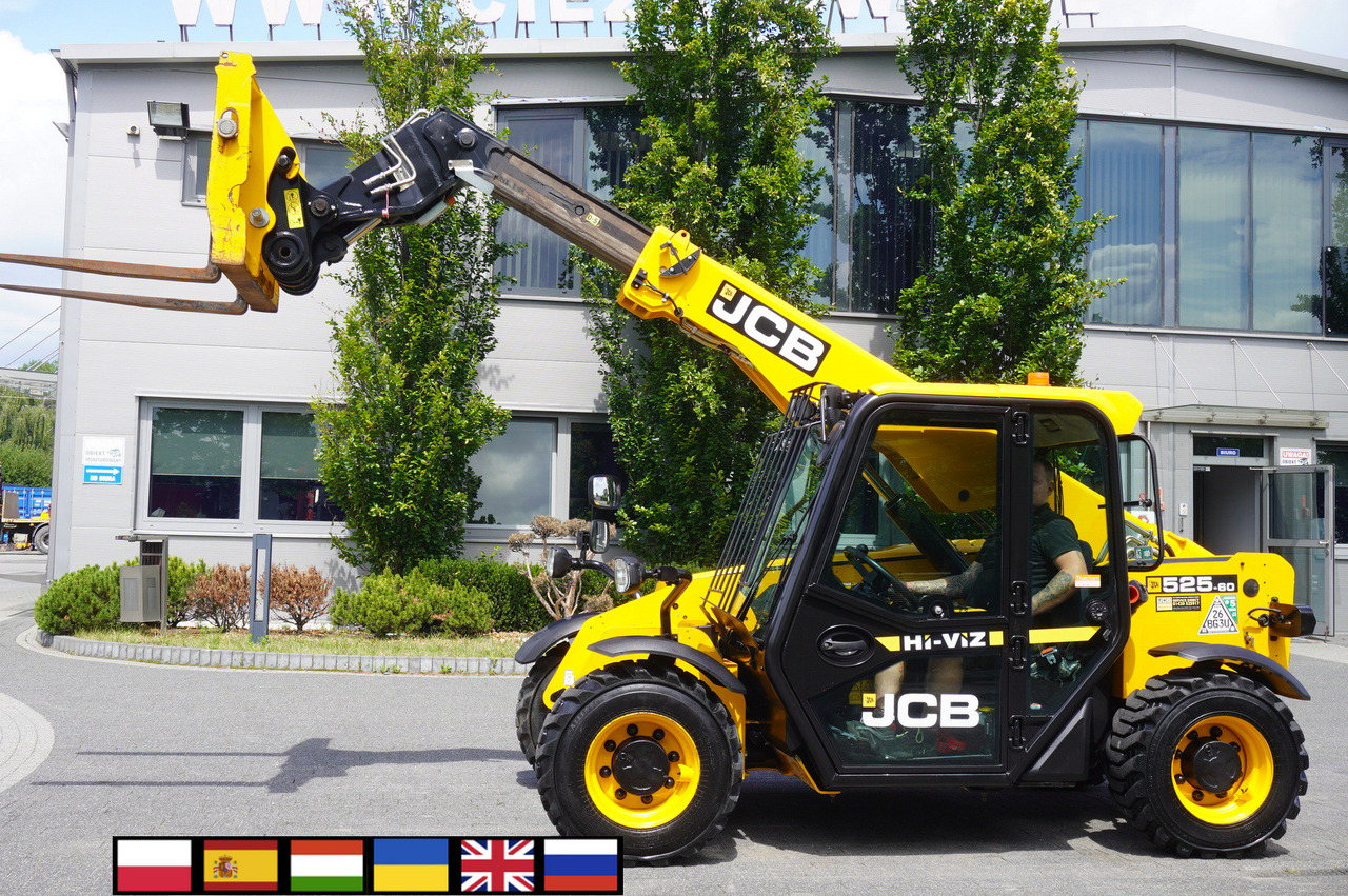 JCB 525-60T5 / 2022 / 860 MTH! / 2.5 T / Reach 6 m / joystick - 망원형 휠 로더 : 사진 1 JCB 525-60T5 / 2022 / 860 MTH! / 2.5 T / Reach 6 m / joystick - 망원형 휠 로더 : 사진 1