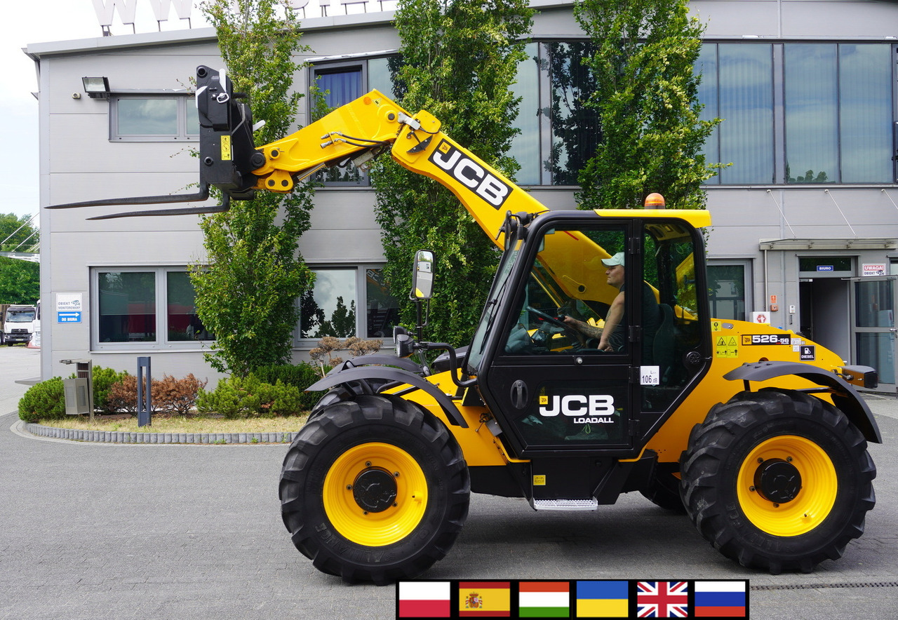 JCB 526-56 AGRI Plus / 5.6 m telescopic loader / joystick - 망원형 휠 로더 : 사진 1 JCB 526-56 AGRI Plus / 5.6 m telescopic loader / joystick - 망원형 휠 로더 : 사진 1
