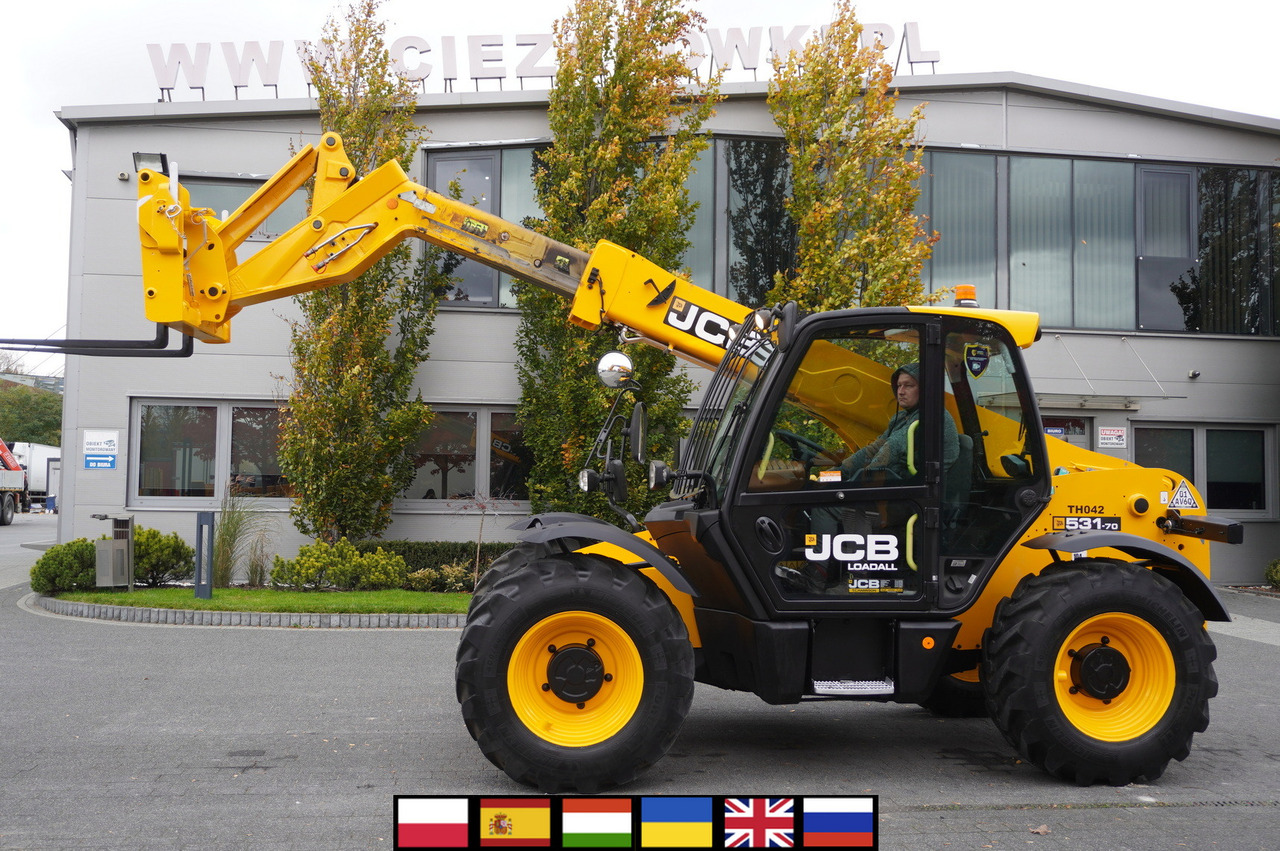 JCB 531-70 / 900 MTH telescopic charger! / 3.1 T / 7 M - 망원형 휠 로더 : 사진 1 JCB 531-70 / 900 MTH telescopic charger! / 3.1 T / 7 M - 망원형 휠 로더 : 사진 1