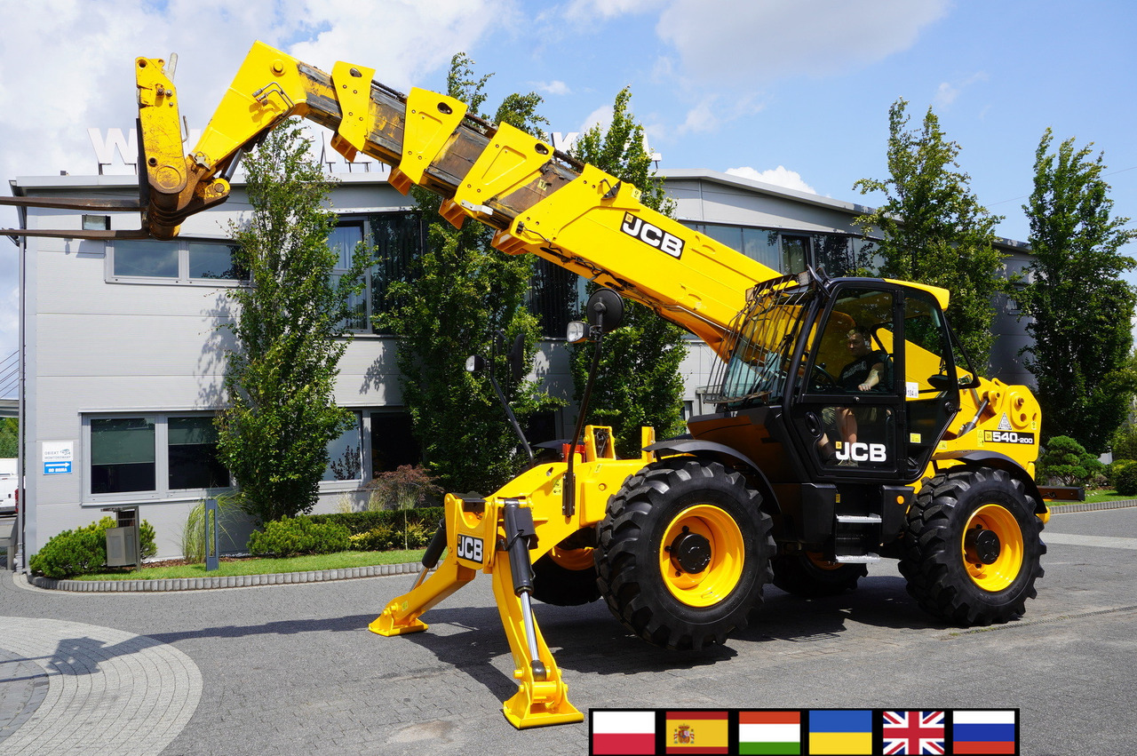 JCB 540-200 Telescopic Loader / 20 m reach / joystick - 망원형 휠 로더 : 사진 1 JCB 540-200 Telescopic Loader / 20 m reach / joystick - 망원형 휠 로더 : 사진 1