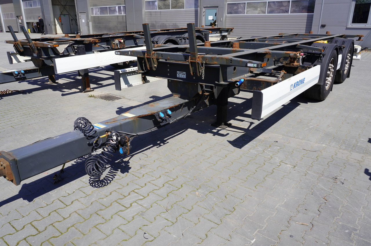 KRONE BDF / 18 t - 새시 트레일러 : 사진 2 KRONE BDF / 18 t - 새시 트레일러 : 사진 2