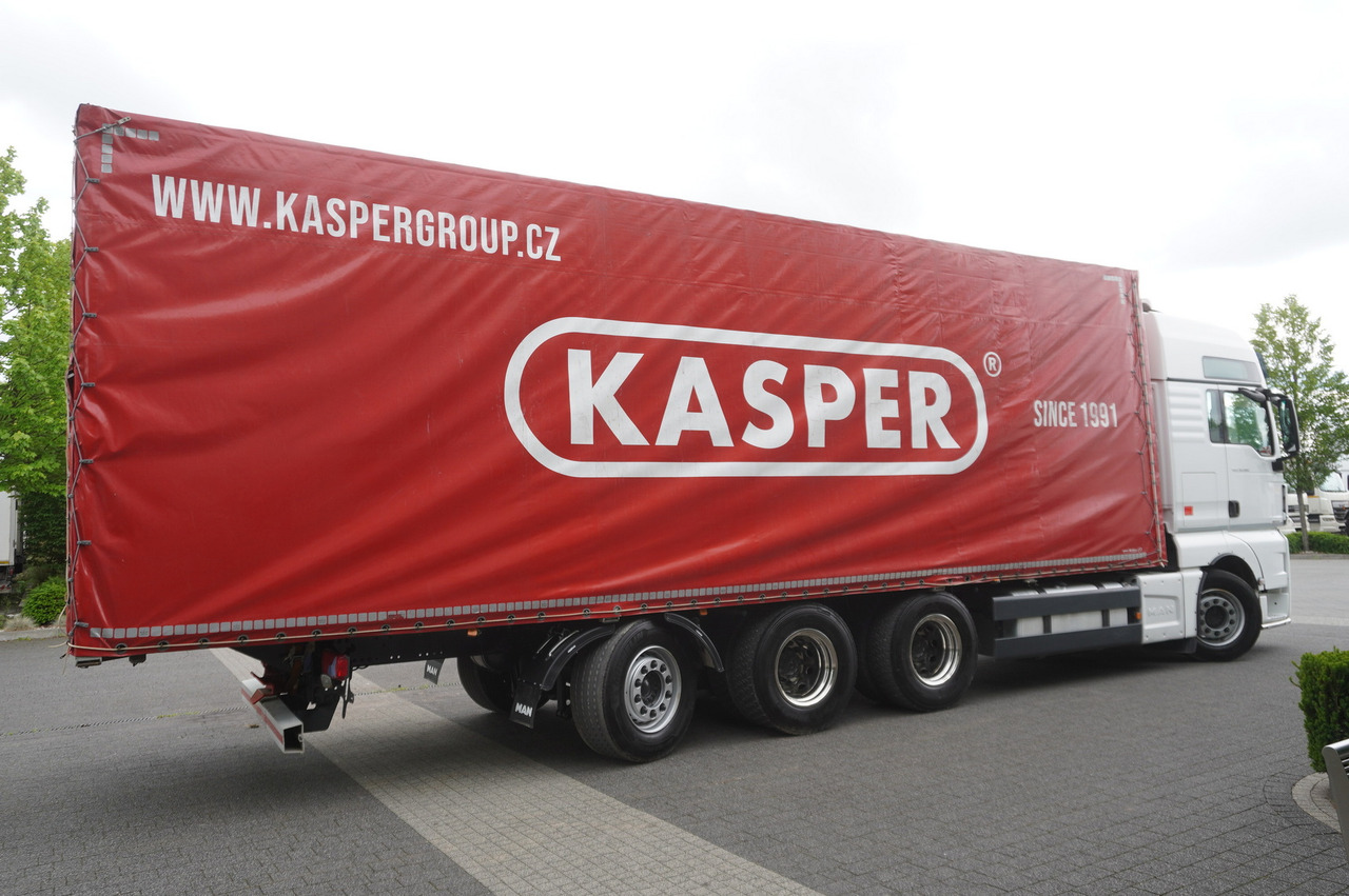 MAN MAN TGX 35.580 E6 8x4 /4 / 23 EPAL tarp superstructure / 4th axle steered - 커튼사이더 트럭 : 사진 5 MAN MAN TGX 35.580 E6 8x4 /4 / 23 EPAL tarp superstructure / 4th axle steered - 커튼사이더 트럭 : 사진 5