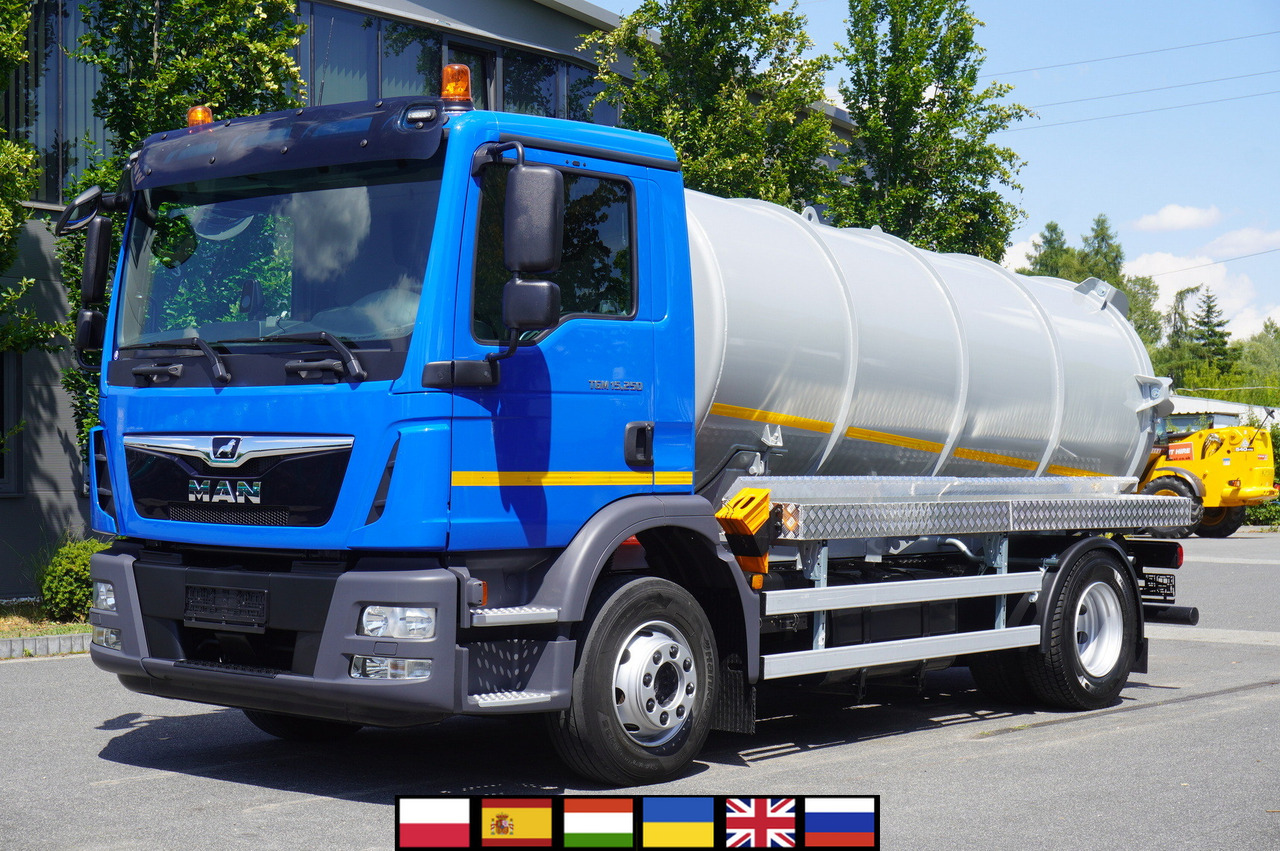 MAN TGM 15.250 / NEW septic tank (07/2025) superstructure 8000 l / 160 tho. km! - 슬러리 탱커 : 사진 1 MAN TGM 15.250 / NEW septic tank (07/2025) superstructure 8000 l / 160 tho. km! - 슬러리 탱커 : 사진 1