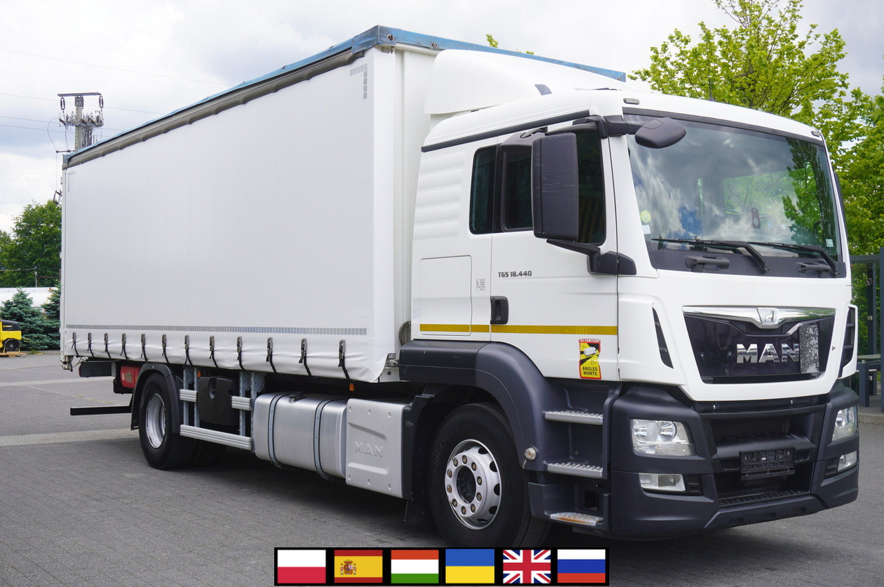 MAN TGS 18.440 / 19 EPAL curtainsider / Sleeper cab - 커튼사이더 트럭 : 사진 1 MAN TGS 18.440 / 19 EPAL curtainsider / Sleeper cab - 커튼사이더 트럭 : 사진 1