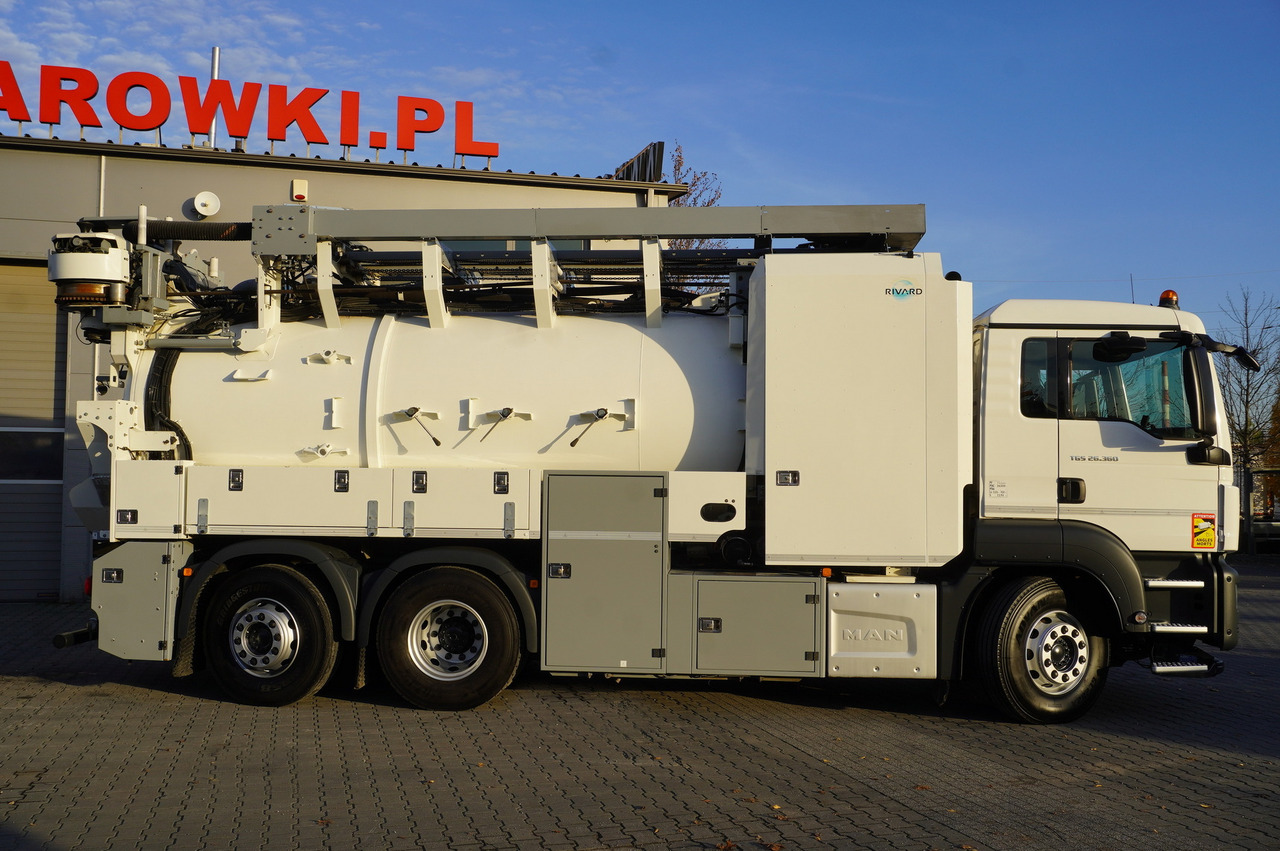 MAN TGS 26.360 E6 / RIVARD sewage cleaner 18 m3 / 180 tho. km / steering axle / 2 units - 진공 흡입 트럭 : 사진 3 MAN TGS 26.360 E6 / RIVARD sewage cleaner 18 m3 / 180 tho. km / steering axle / 2 units - 진공 흡입 트럭 : 사진 3