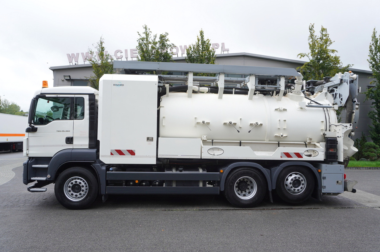 MAN TGS 26.360 E6 / RIVARD sewage cleaner 18 m3 / 90 tho. km / steering axle / 2 units - 진공 흡입 트럭 : 사진 3 MAN TGS 26.360 E6 / RIVARD sewage cleaner 18 m3 / 90 tho. km / steering axle / 2 units - 진공 흡입 트럭 : 사진 3