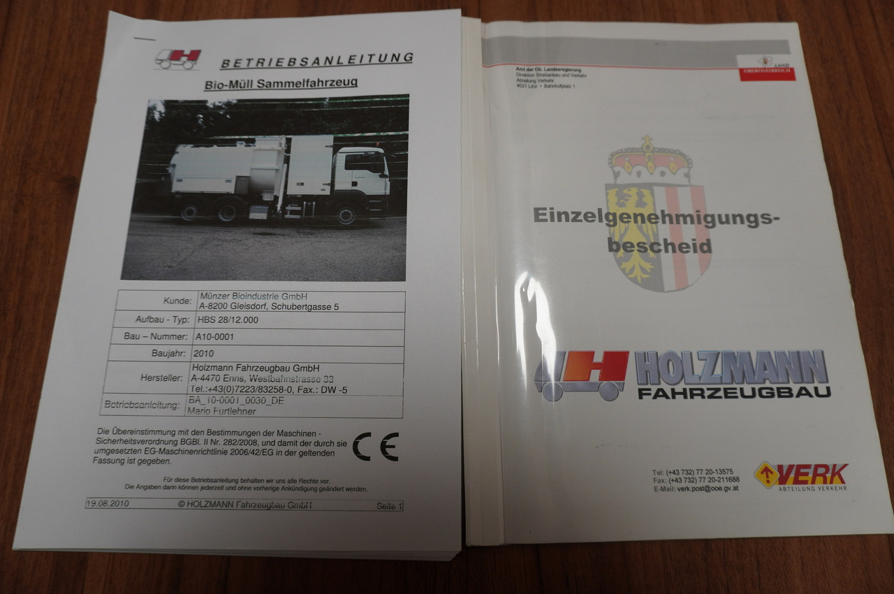 쓰레기차 MAN TGS 26.360 / Holzmann Fahrzeugbau HBS 28/120.00 kitchen waste vehicle / Euro 5 : 사진 30