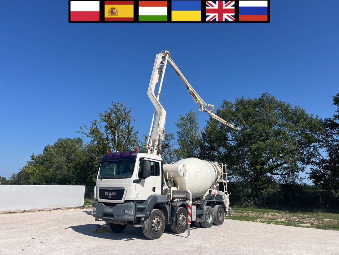 MAN TGS 32.400 8x4 Concrete Mixer Pump truck / 426 MTH !!! / 18 meters - 콘크리트 펌프 트럭 : 사진 1 MAN TGS 32.400 8x4 Concrete Mixer Pump truck / 426 MTH !!! / 18 meters - 콘크리트 펌프 트럭 : 사진 1