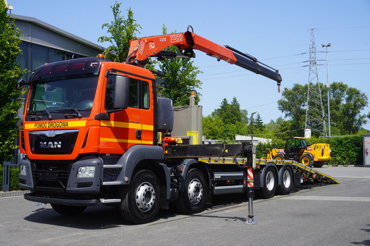 MAN TGS 35.360 E6 8x2 / FASSI F235 crane / 6.5 T cap. / 8.3 m reach - 견인 트럭 : 사진 2 MAN TGS 35.360 E6 8x2 / FASSI F235 crane / 6.5 T cap. / 8.3 m reach - 견인 트럭 : 사진 2