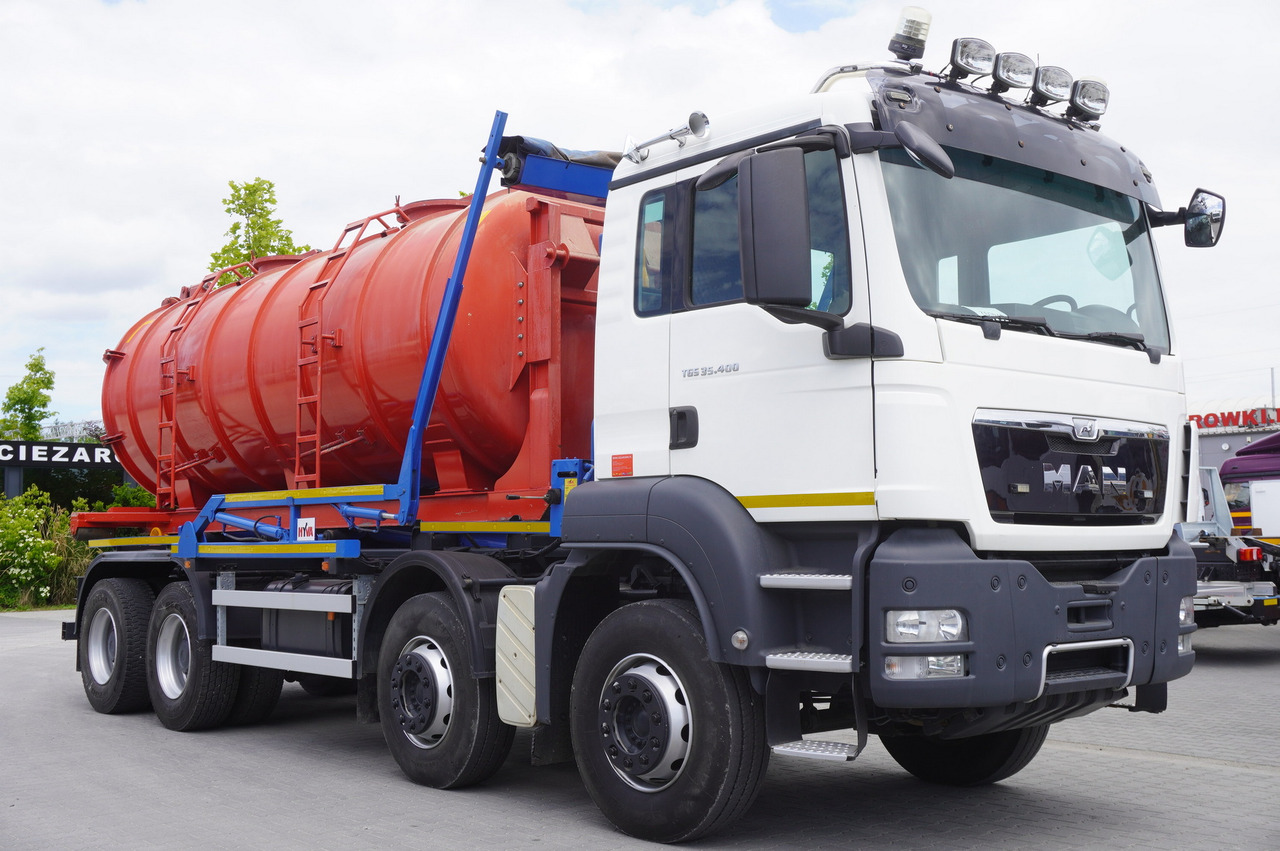 리스 MAN TGS 35.400 8 × 4 E5 / HYVA HOOK LIFT 32.56 SE / Septic barrel 13000 L MAN TGS 35.400 8 × 4 E5 / HYVA HOOK LIFT 32.56 SE / Septic barrel 13000 L : 사진 10