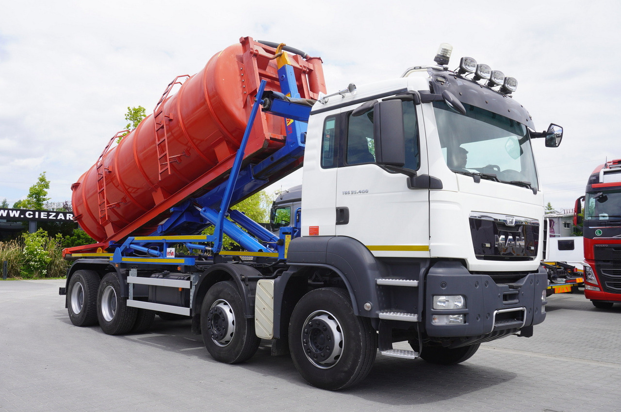 리스 MAN TGS 35.400 8 × 4 E5 / HYVA HOOK LIFT 32.56 SE / Septic barrel 13000 L MAN TGS 35.400 8 × 4 E5 / HYVA HOOK LIFT 32.56 SE / Septic barrel 13000 L : 사진 9