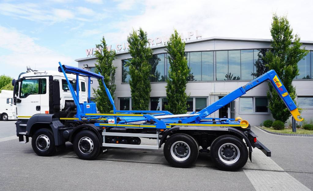 MAN TGS 35.400 8×4 HYVA LIFT 32.56 SE hooklift - 후크 리프트 트럭 : 사진 3 MAN TGS 35.400 8×4 HYVA LIFT 32.56 SE hooklift - 후크 리프트 트럭 : 사진 3