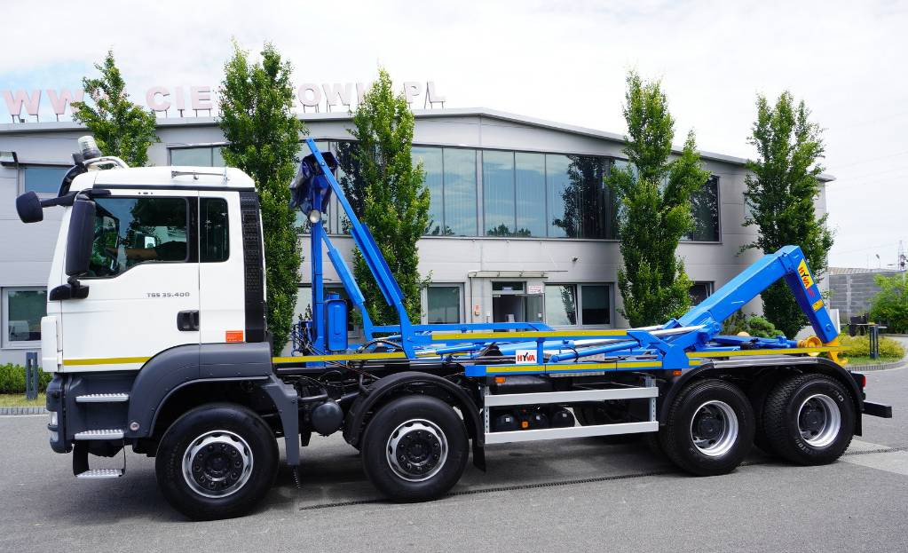MAN TGS 35.400 8×4 HYVA LIFT 32.56 SE hooklift - 후크 리프트 트럭 : 사진 2 MAN TGS 35.400 8×4 HYVA LIFT 32.56 SE hooklift - 후크 리프트 트럭 : 사진 2