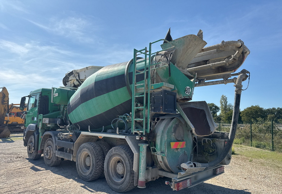 MAN TGS 35.480 8x4 Concrete Mixer Pump truck / Putzmeister M24-3 / 1600 MTH! - 콘크리트 펌프 트럭 : 사진 4 MAN TGS 35.480 8x4 Concrete Mixer Pump truck / Putzmeister M24-3 / 1600 MTH! - 콘크리트 펌프 트럭 : 사진 4