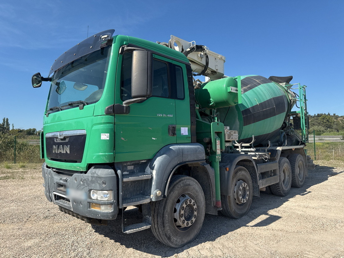 MAN TGS 35.480 8x4 Concrete Mixer Pump truck / Putzmeister M24-3 / 1600 MTH! - 콘크리트 펌프 트럭 : 사진 2 MAN TGS 35.480 8x4 Concrete Mixer Pump truck / Putzmeister M24-3 / 1600 MTH! - 콘크리트 펌프 트럭 : 사진 2
