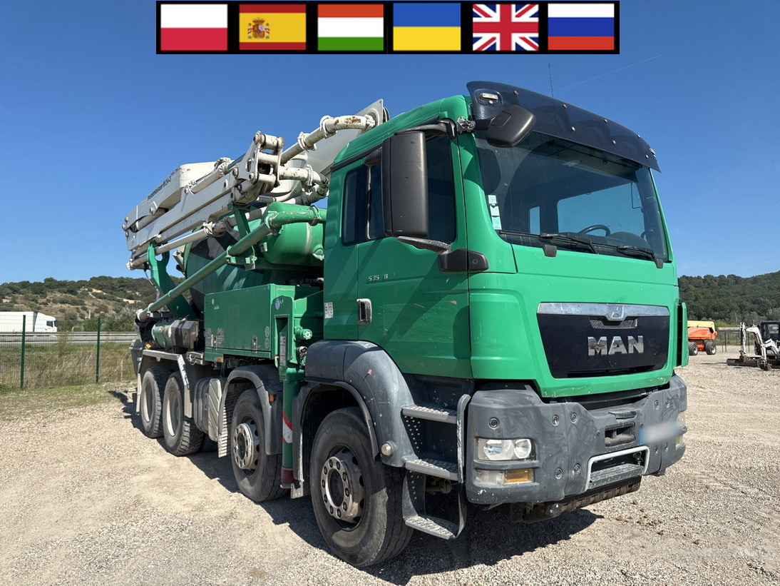 MAN TGS 35.480 8x4 Concrete Mixer Pump truck / Putzmeister M24-3 / 1600 MTH! - 콘크리트 펌프 트럭 : 사진 1 MAN TGS 35.480 8x4 Concrete Mixer Pump truck / Putzmeister M24-3 / 1600 MTH! - 콘크리트 펌프 트럭 : 사진 1