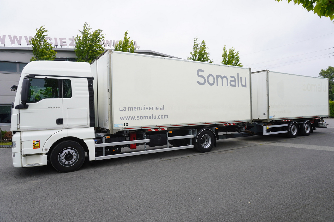 MAN TGX 18.430 / 18 EPAL box / Fruehauf 18 EPAL box trailer / 2021 - 박스 트럭 : 사진 2 MAN TGX 18.430 / 18 EPAL box / Fruehauf 18 EPAL box trailer / 2021 - 박스 트럭 : 사진 2