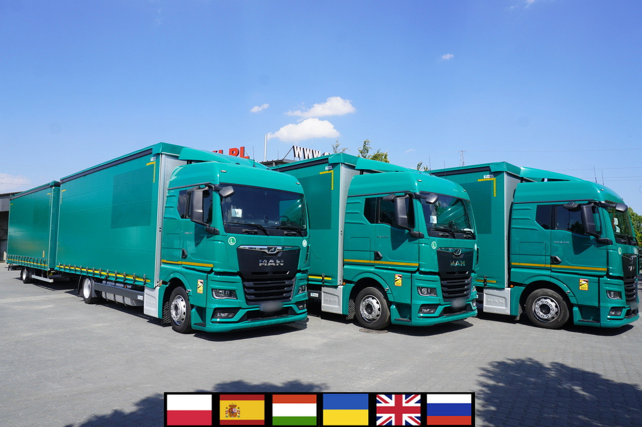MAN TGX 18.470 / Trailer 19 EPAL / Curtainsider 19 EPAL / 2022 / Retarder / 15 units - 커튼사이더 트럭 : 사진 1 MAN TGX 18.470 / Trailer 19 EPAL / Curtainsider 19 EPAL / 2022 / Retarder / 15 units - 커튼사이더 트럭 : 사진 1