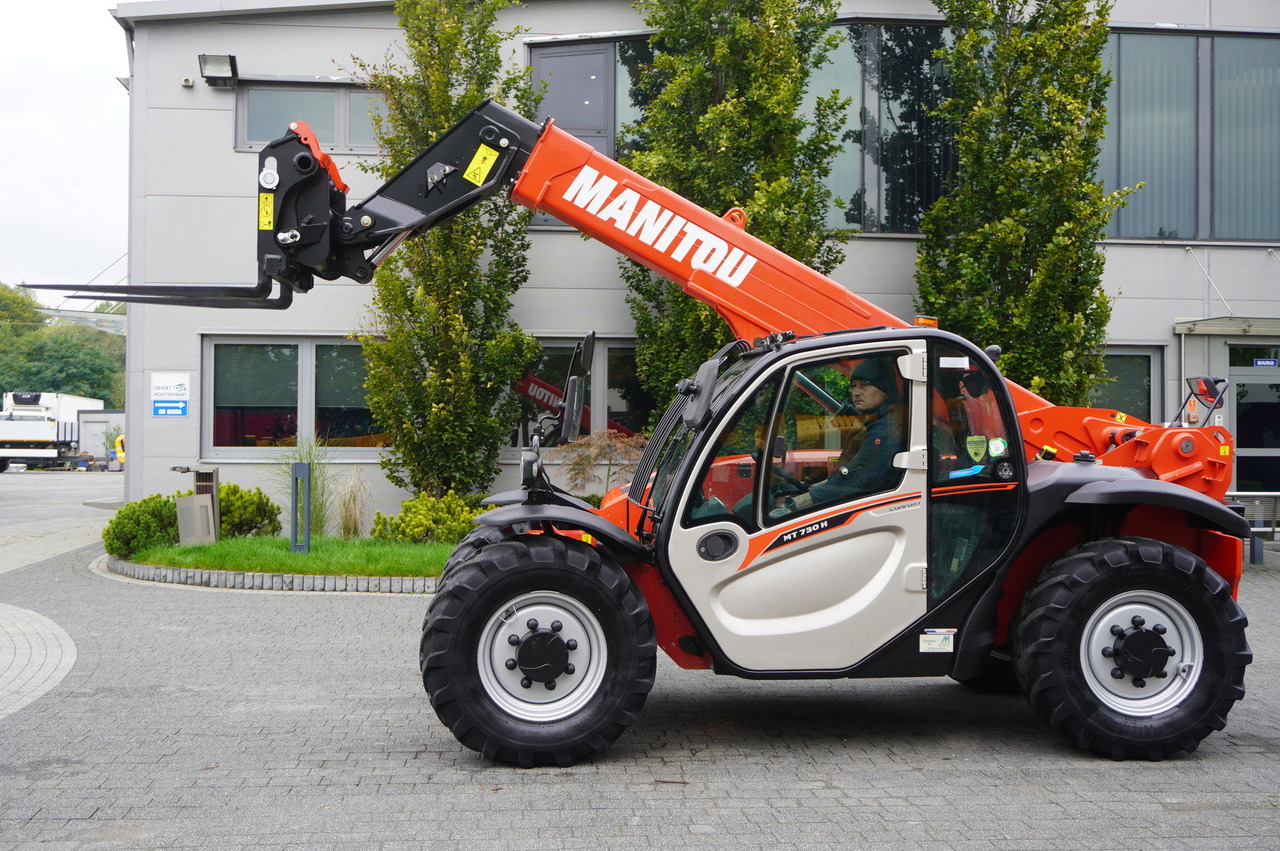 망원형 휠 로더 MANITOU MT 730 H / 7 m reach / 3 t / height 190 cm / 2900 MTH! / Joystick : 사진 9