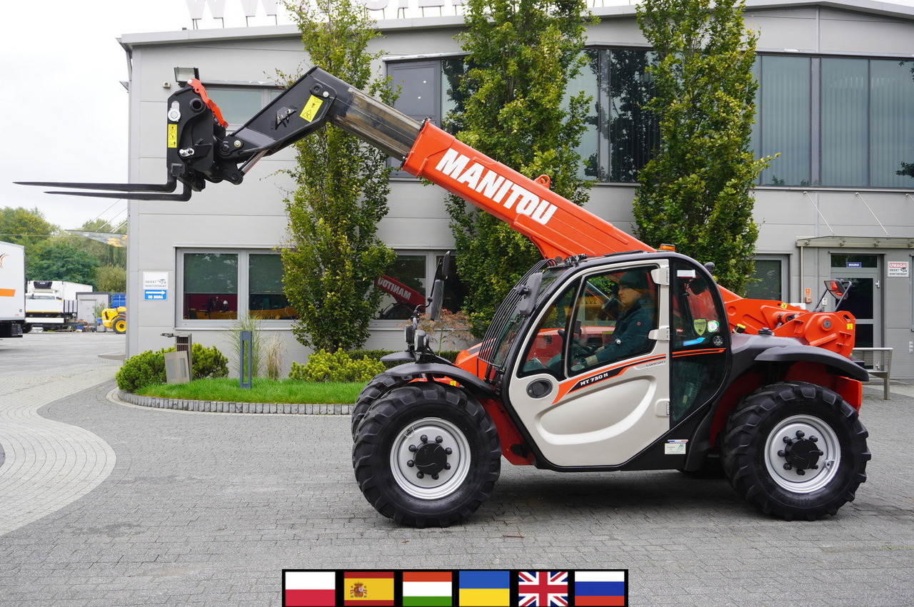 MANITOU MT 730 H / 7 m reach / 3 t / height 190 cm / 2900 MTH! / Joystick - 망원형 휠 로더 : 사진 1 MANITOU MT 730 H / 7 m reach / 3 t / height 190 cm / 2900 MTH! / Joystick - 망원형 휠 로더 : 사진 1