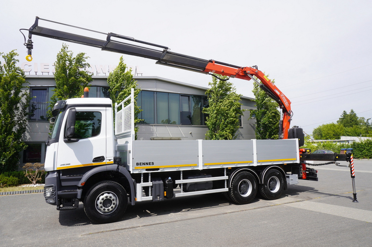 MERCEDES-BENZ AROCS 2636 Flatbed / HDS FASSI F175 7.7 T / 150,000 km - 드롭사이드/ 플랫베드 트럭, 크레인 트럭 : 사진 4 MERCEDES-BENZ AROCS 2636 Flatbed / HDS FASSI F175 7.7 T / 150,000 km - 드롭사이드/ 플랫베드 트럭, 크레인 트럭 : 사진 4
