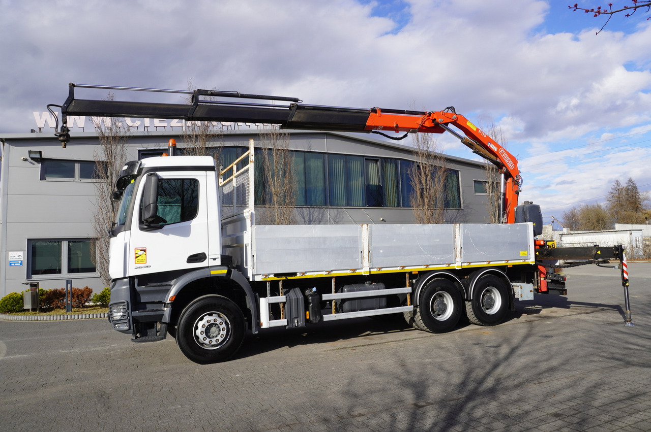 MERCEDES-BENZ AROCS 2636 Flatbed / HDS FASSI F175 7.7 T / 150,000 km - 모바일 크레인 : 사진 4 MERCEDES-BENZ AROCS 2636 Flatbed / HDS FASSI F175 7.7 T / 150,000 km - 모바일 크레인 : 사진 4