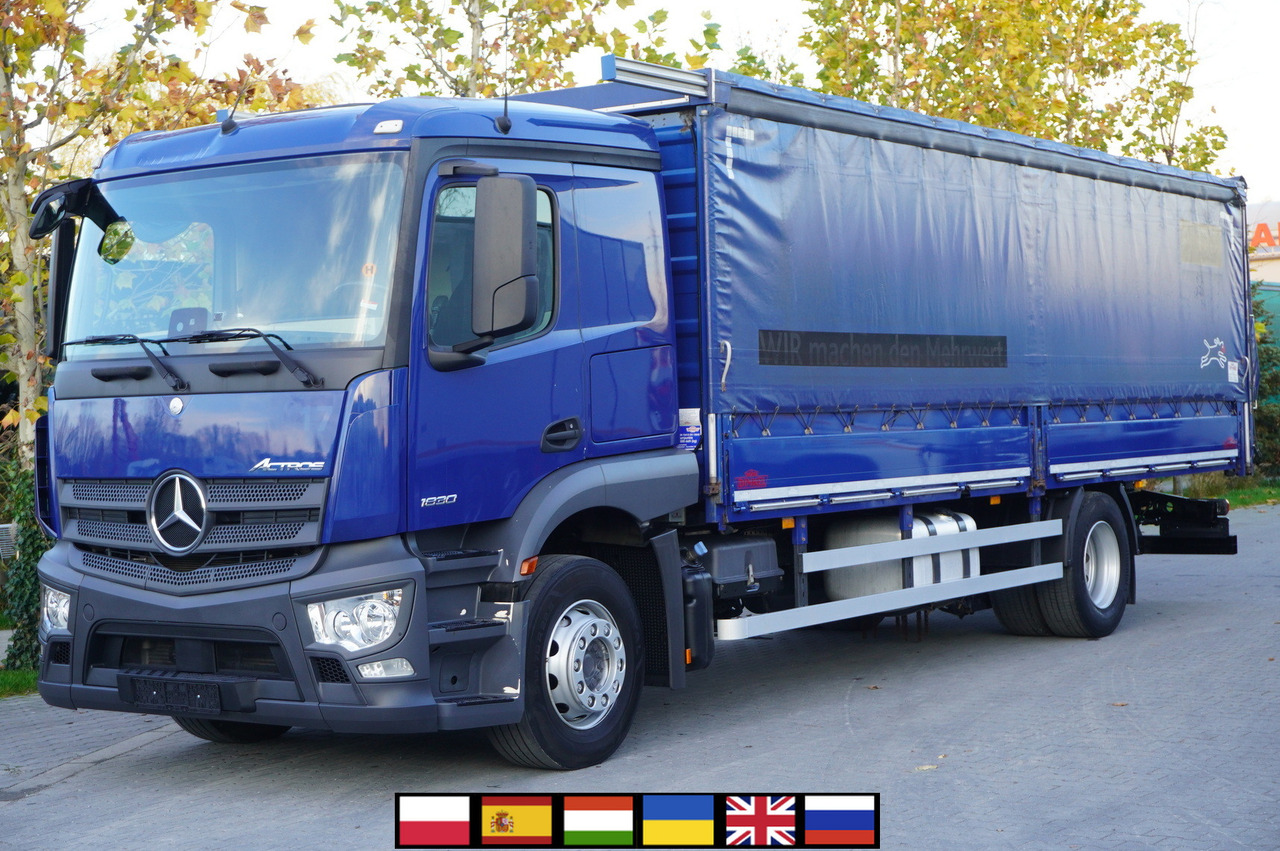 MERCEDES-BENZ Actros 1830 4x2 E6 / Curtainsider 18 EPAL / Sleeper cab - 커튼사이더 트럭 : 사진 1 MERCEDES-BENZ Actros 1830 4x2 E6 / Curtainsider 18 EPAL / Sleeper cab - 커튼사이더 트럭 : 사진 1