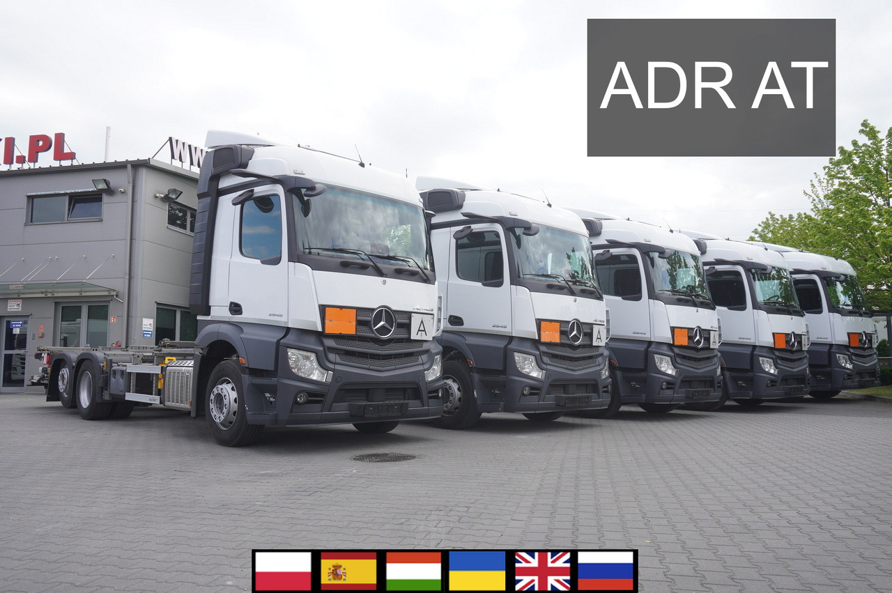 MERCEDES-BENZ Actros 2545 6×2 MP5 / ADR AT / 12 units - 컨테이너 운반 장치/ 스와프 보디 트럭 : 사진 1 MERCEDES-BENZ Actros 2545 6×2 MP5 / ADR AT / 12 units - 컨테이너 운반 장치/ 스와프 보디 트럭 : 사진 1