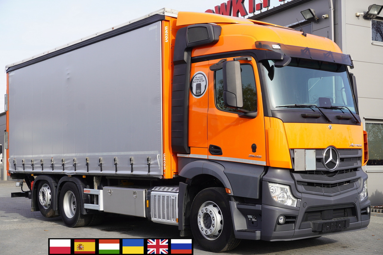 MERCEDES-BENZ Actros 2545 6×2 MP5 / FULL ADR / Curtainsider 17 EPAL - 커튼사이더 트럭 : 사진 1 MERCEDES-BENZ Actros 2545 6×2 MP5 / FULL ADR / Curtainsider 17 EPAL - 커튼사이더 트럭 : 사진 1