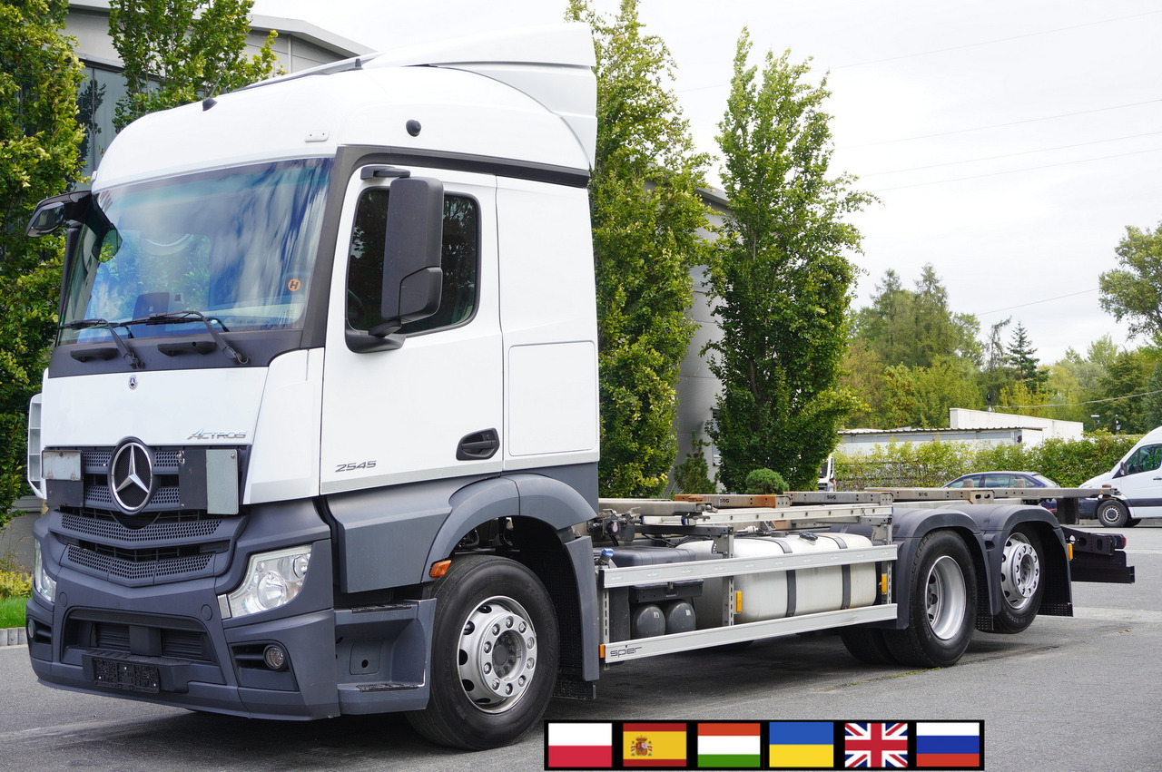 MERCEDES-BENZ Actros 2545 6×2 MP5 / Full ADR / 2 units - 컨테이너 운반 장치/ 스와프 보디 트럭 : 사진 1 MERCEDES-BENZ Actros 2545 6×2 MP5 / Full ADR / 2 units - 컨테이너 운반 장치/ 스와프 보디 트럭 : 사진 1