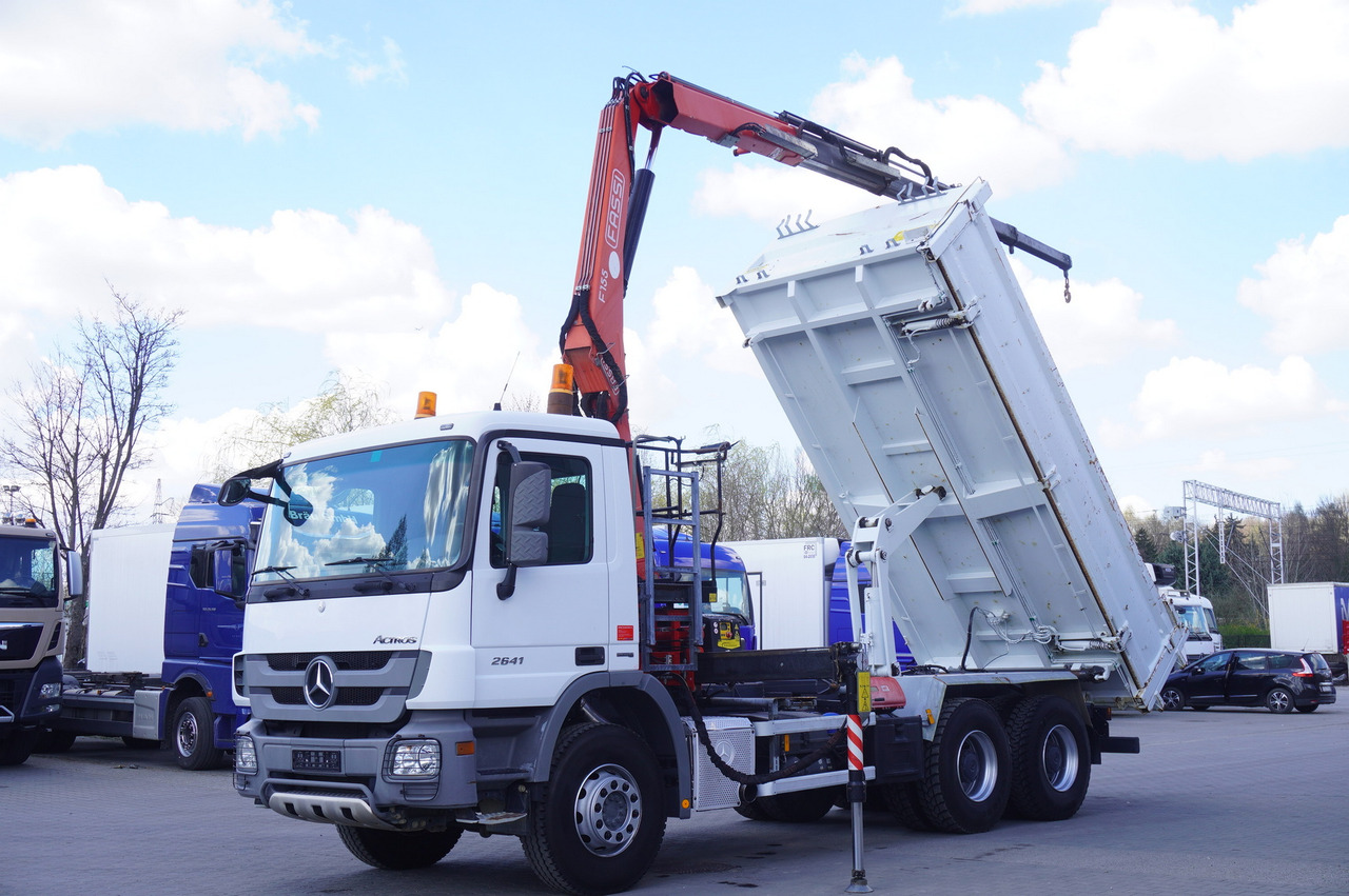 MERCEDES-BENZ Actros 2641 6×4 E5 / Crane / Dumper / 110000 km! - 크레인 트럭, 크레인 트럭 : 사진 2 MERCEDES-BENZ Actros 2641 6×4 E5 / Crane / Dumper / 110000 km! - 크레인 트럭, 크레인 트럭 : 사진 2