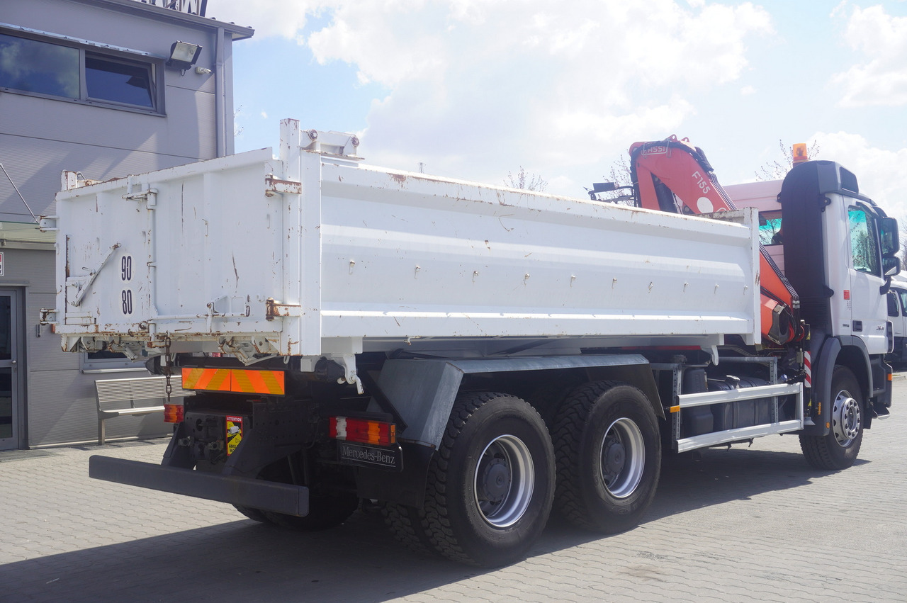 드롭사이드/ 플랫베드 트럭, 크레인 트럭 MERCEDES-BENZ Actros 2641 6×4 E5 / Crane / Dumper / 110000 km! : 사진 12 드롭사이드/ 플랫베드 트럭, 크레인 트럭 MERCEDES-BENZ Actros 2641 6×4 E5 / Crane / Dumper / 110000 km! : 사진 12