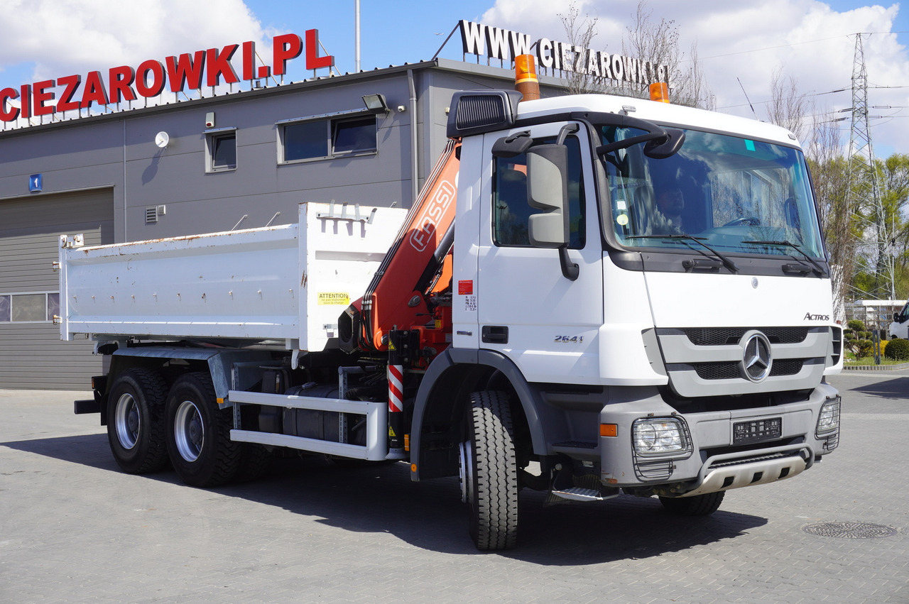 모바일 크레인 MERCEDES-BENZ Actros 2641 6×4 E5 / Crane / Dumper / 110000 km! : 사진 8