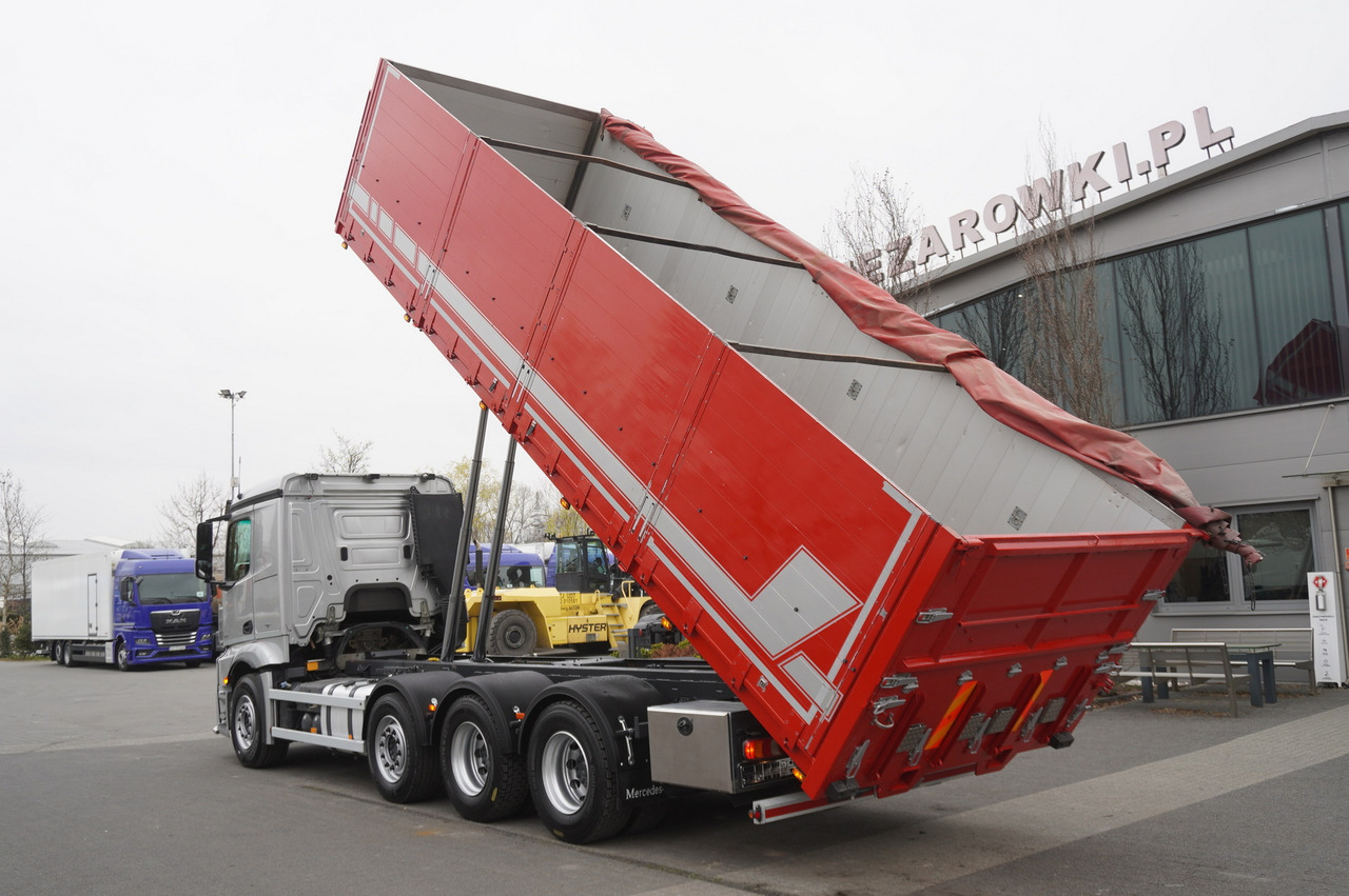 MERCEDES-BENZ Actros 3563 8x4 / Tipper for grain 20 t load capacity - 드롭사이드/ 플랫베드 트럭 : 사진 5 MERCEDES-BENZ Actros 3563 8x4 / Tipper for grain 20 t load capacity - 드롭사이드/ 플랫베드 트럭 : 사진 5