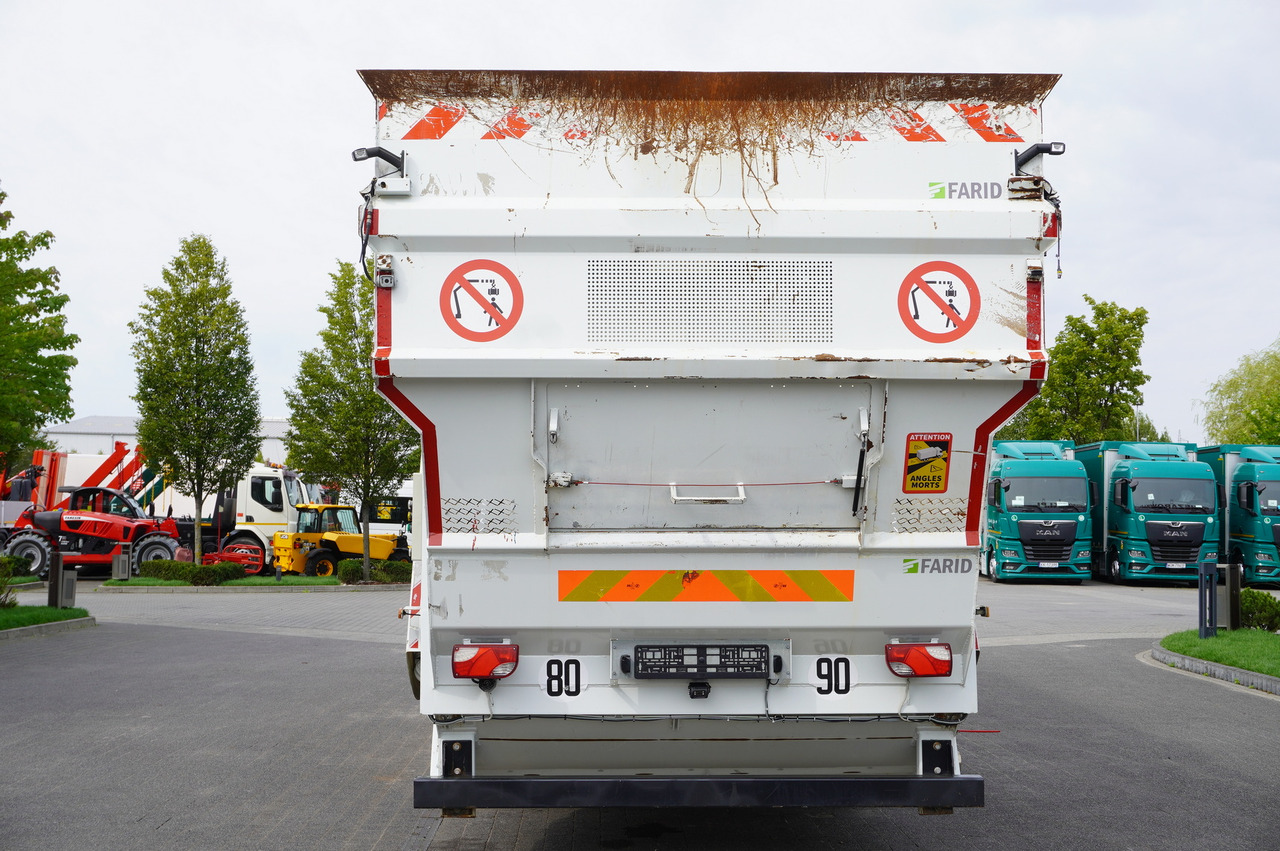 MERCEDES-BENZ Antos 3240 8x2 / Tajfun 5T crane / Farid Industries garbage truck/ 3 steered axles - 크레인 트럭 : 사진 5 MERCEDES-BENZ Antos 3240 8x2 / Tajfun 5T crane / Farid Industries garbage truck/ 3 steered axles - 크레인 트럭 : 사진 5