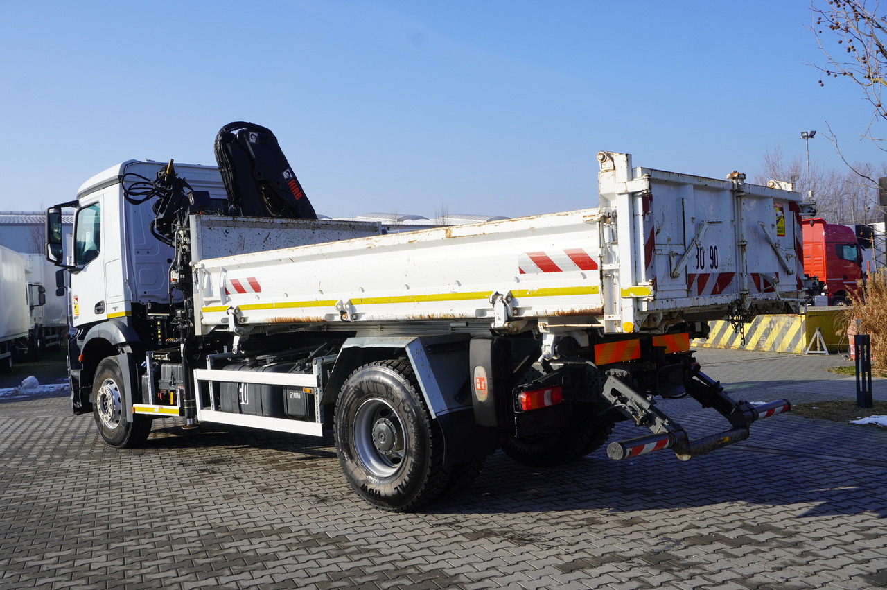 MERCEDES-BENZ Arocs 1833 / 87,000 km!!! / Hds HIAB X-DUO 128 B-2 / three-sided tipper - 드롭사이드/ 플랫베드 트럭, 크레인 트럭 : 사진 5 MERCEDES-BENZ Arocs 1833 / 87,000 km!!! / Hds HIAB X-DUO 128 B-2 / three-sided tipper - 드롭사이드/ 플랫베드 트럭, 크레인 트럭 : 사진 5