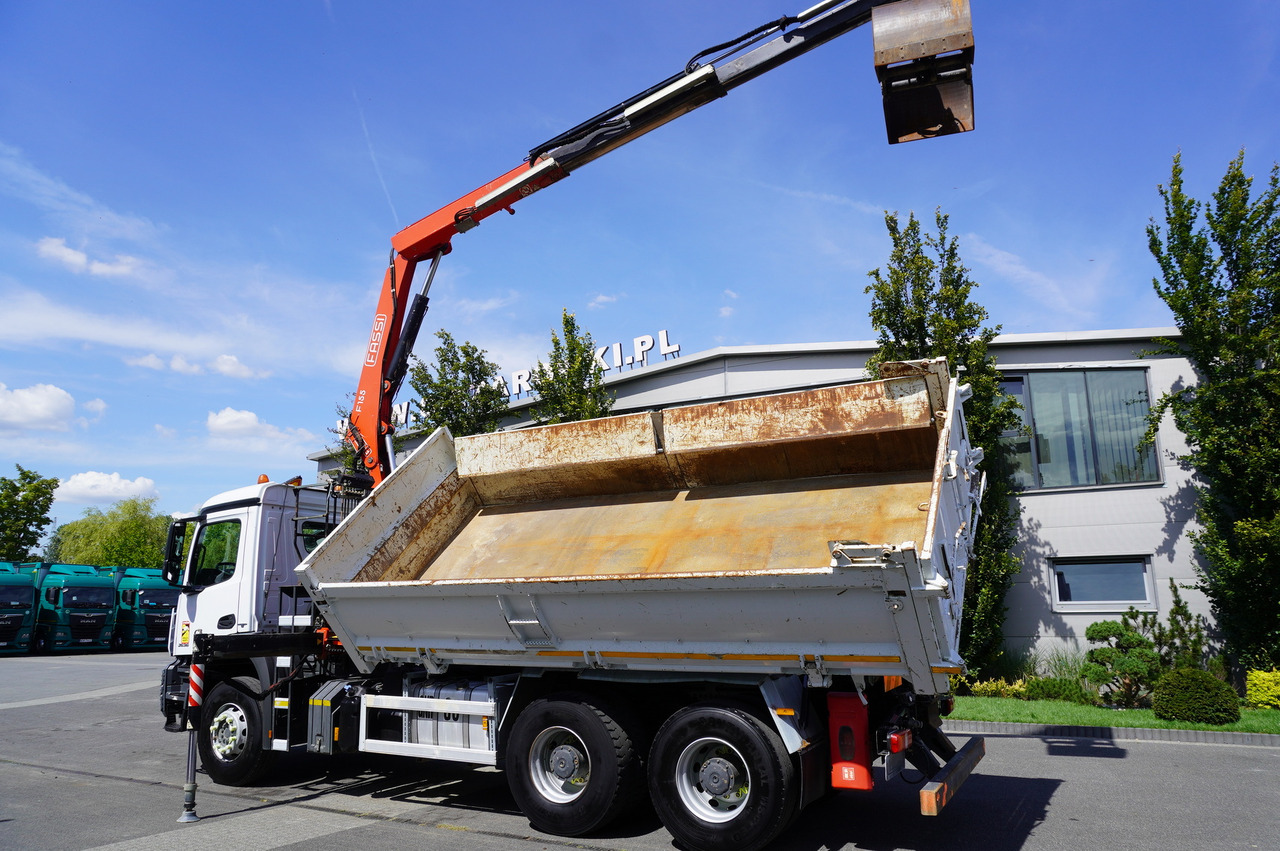 MERCEDES-BENZ Arocs 2636 / 6x4 / HDS Fassi / 3-Way Tipper / Bortmatic - 크레인 트럭 : 사진 3 MERCEDES-BENZ Arocs 2636 / 6x4 / HDS Fassi / 3-Way Tipper / Bortmatic - 크레인 트럭 : 사진 3