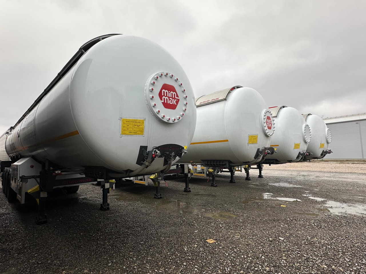 MIMMAK Gas tank semi-trailer MM312 / 2024 / 4 units - 유조 세미 트레일러 : 사진 3 MIMMAK Gas tank semi-trailer MM312 / 2024 / 4 units - 유조 세미 트레일러 : 사진 3