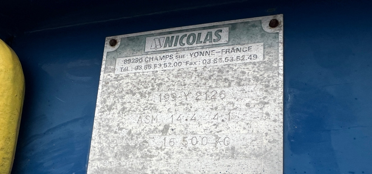 NICOLAS ASM14.4-4.1 terminal tractor 8x2x8 / 200 MTH - 터미널 트랙터 : 사진 5 NICOLAS ASM14.4-4.1 terminal tractor 8x2x8 / 200 MTH - 터미널 트랙터 : 사진 5