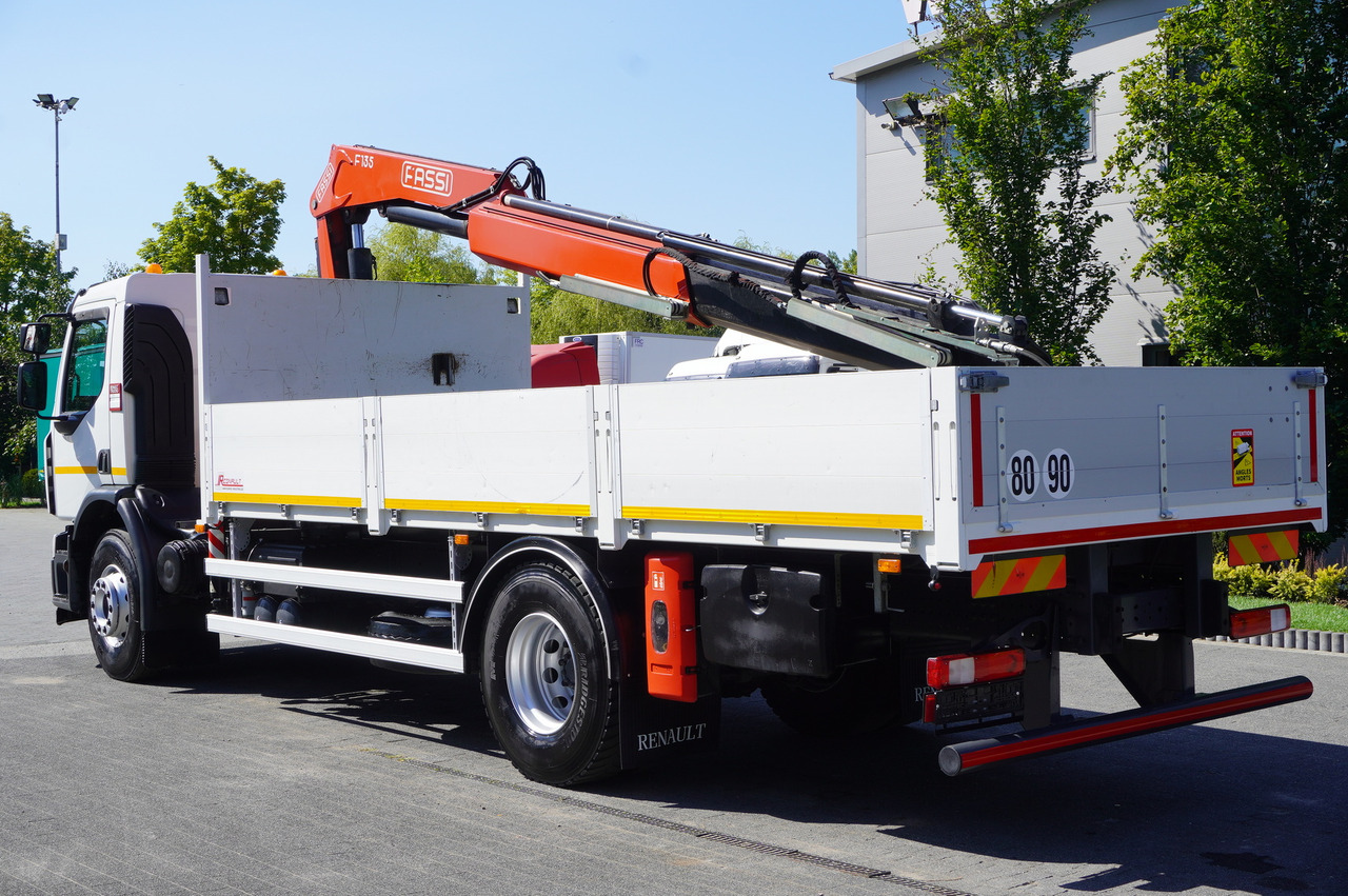 RENAULT C280 DTI 8 / FASSI crane 5.6 T / range 8 m / Flatbed 15 EPAL - 드롭사이드/ 플랫베드 트럭, 크레인 트럭 : 사진 2 RENAULT C280 DTI 8 / FASSI crane 5.6 T / range 8 m / Flatbed 15 EPAL - 드롭사이드/ 플랫베드 트럭, 크레인 트럭 : 사진 2
