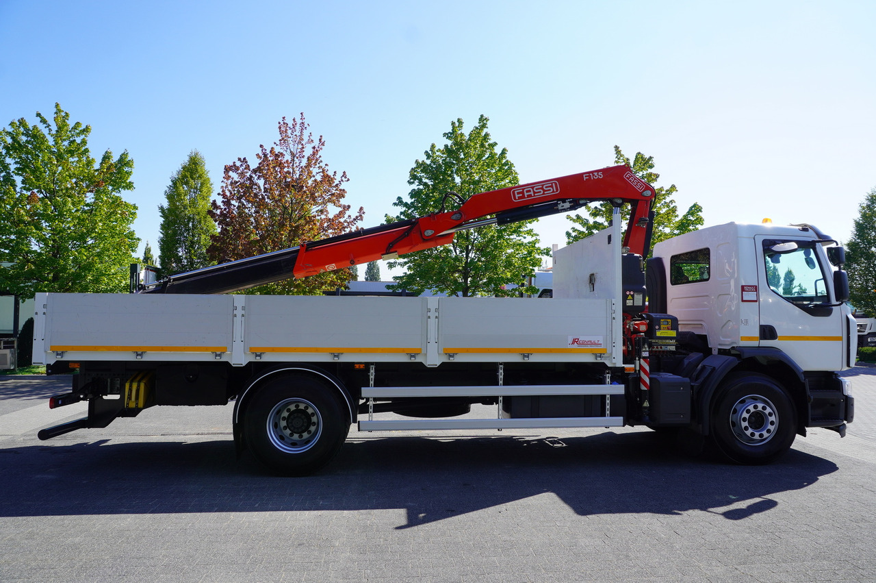RENAULT C280 DTI 8 / FASSI crane 5.6 T / range 8 m / Flatbed 15 EPAL - 드롭사이드/ 플랫베드 트럭, 크레인 트럭 : 사진 2 RENAULT C280 DTI 8 / FASSI crane 5.6 T / range 8 m / Flatbed 15 EPAL - 드롭사이드/ 플랫베드 트럭, 크레인 트럭 : 사진 2