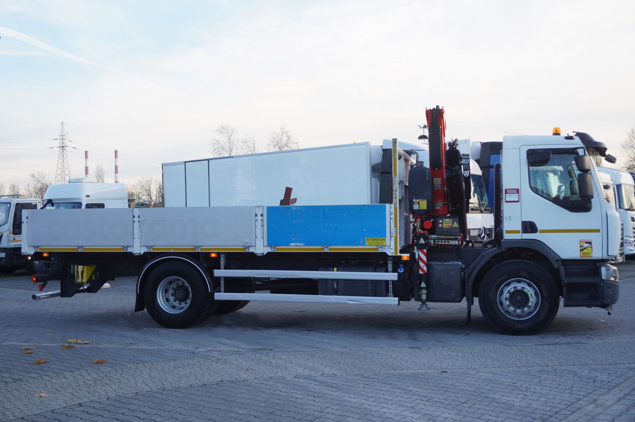 RENAULT C280 DTI 8 / FASSI crane 5.6 T / range 8 m / Flatbed 15 EPAL - 드롭사이드/ 플랫베드 트럭, 크레인 트럭 : 사진 4 RENAULT C280 DTI 8 / FASSI crane 5.6 T / range 8 m / Flatbed 15 EPAL - 드롭사이드/ 플랫베드 트럭, 크레인 트럭 : 사진 4